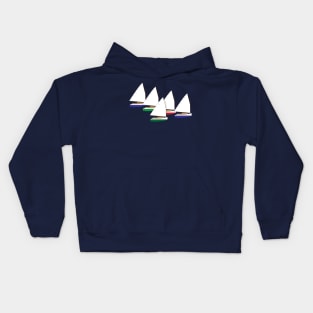 Cape Cod Catboats Racing Kids Hoodie